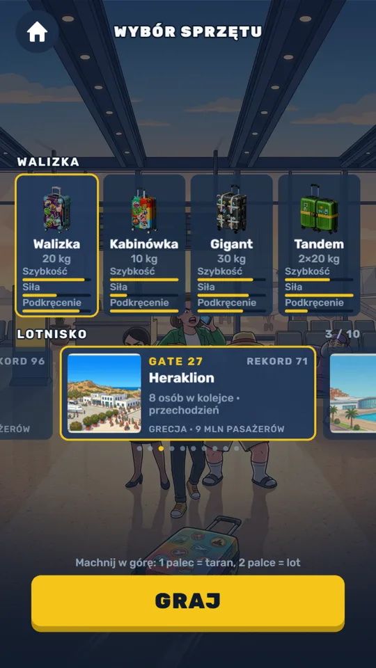 Wybór walizki i lotniska
